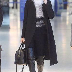 Kendall Jenner Wears Yigal Azrouël While Traveling to Heathrow Airport