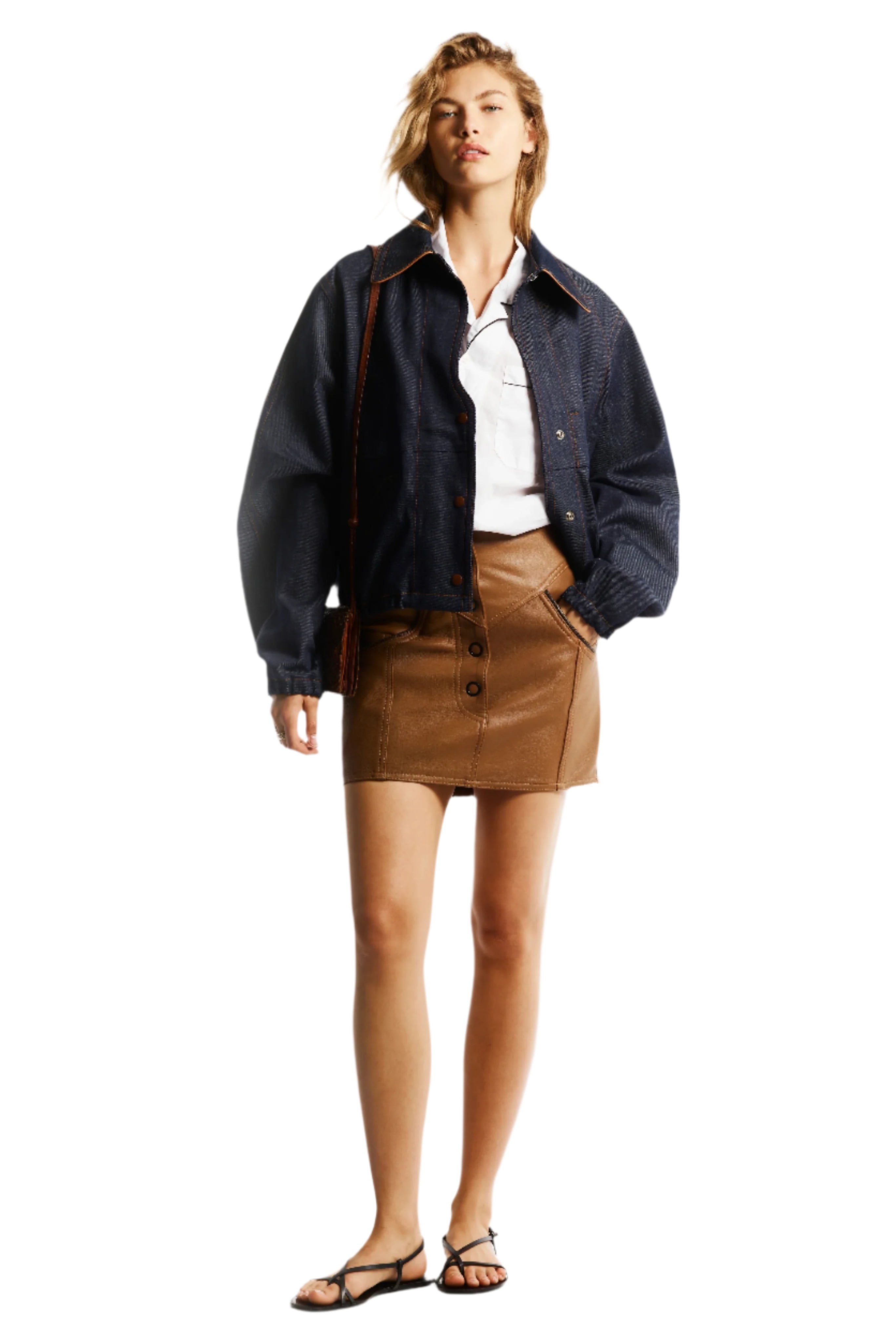 STRUCTURED DENIM JACKET