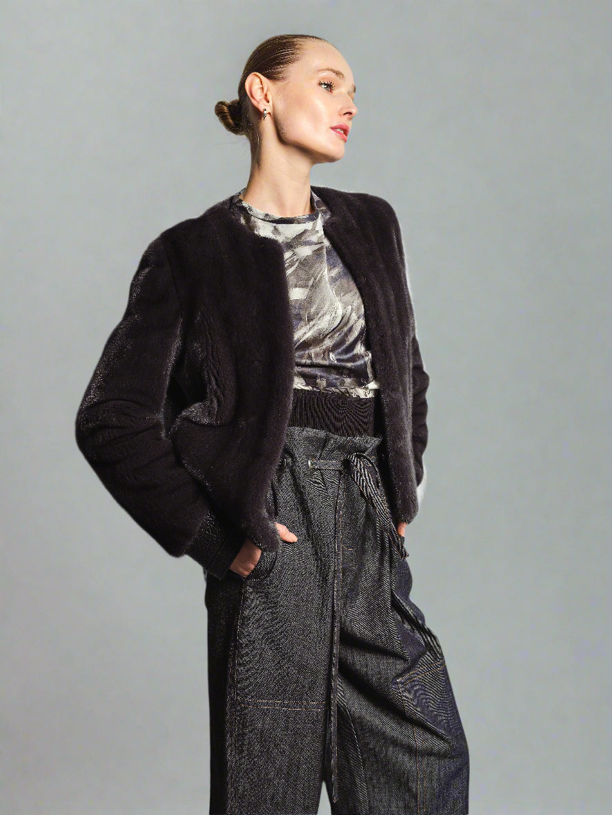 MINK MOTO JACKET