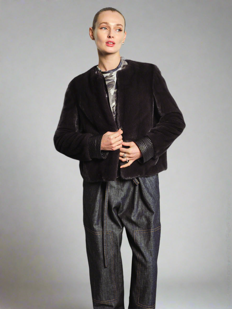 MINK MOTO JACKET