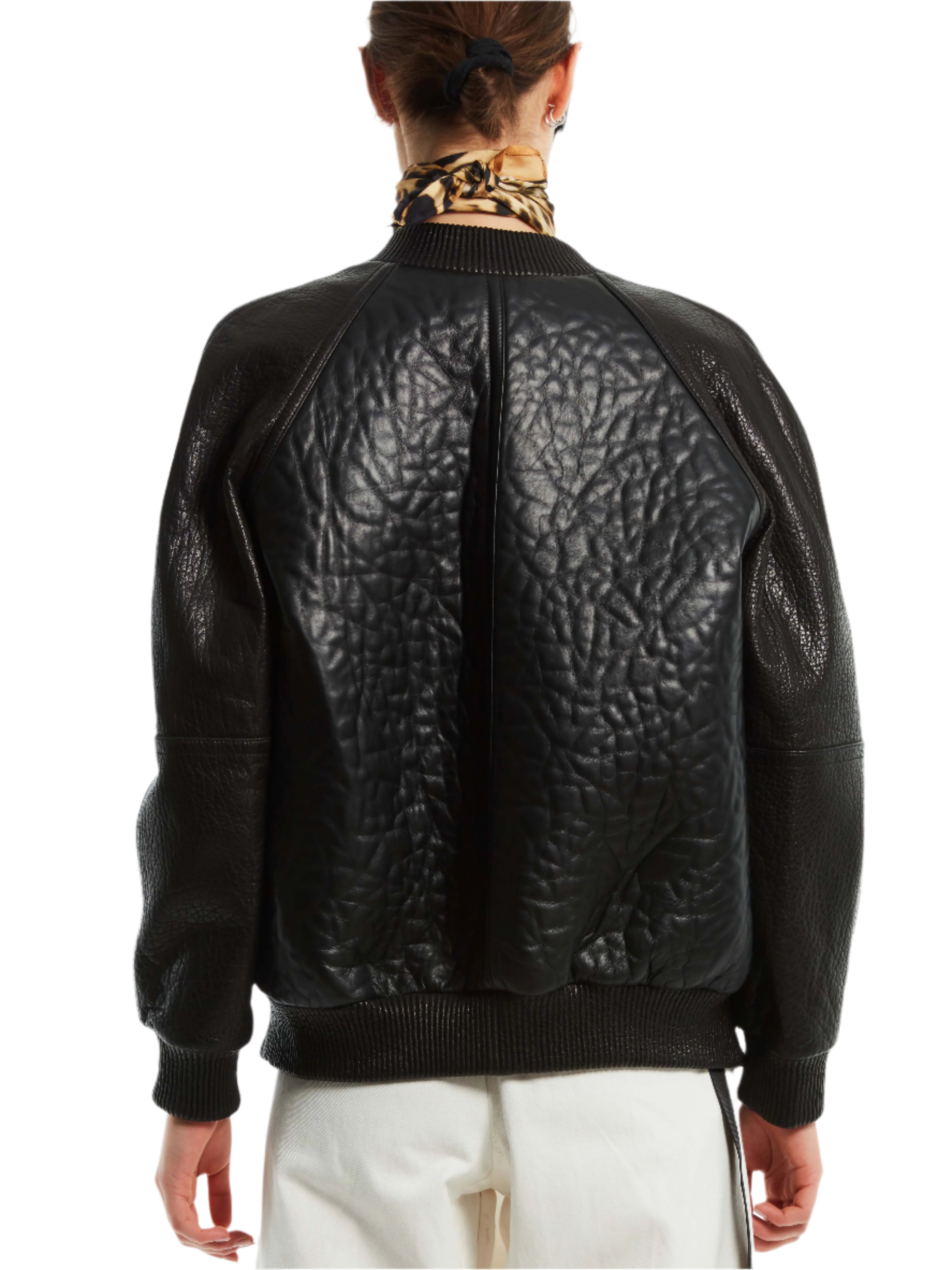 LASER BONDED MULTI-TEXTURE BOMBER