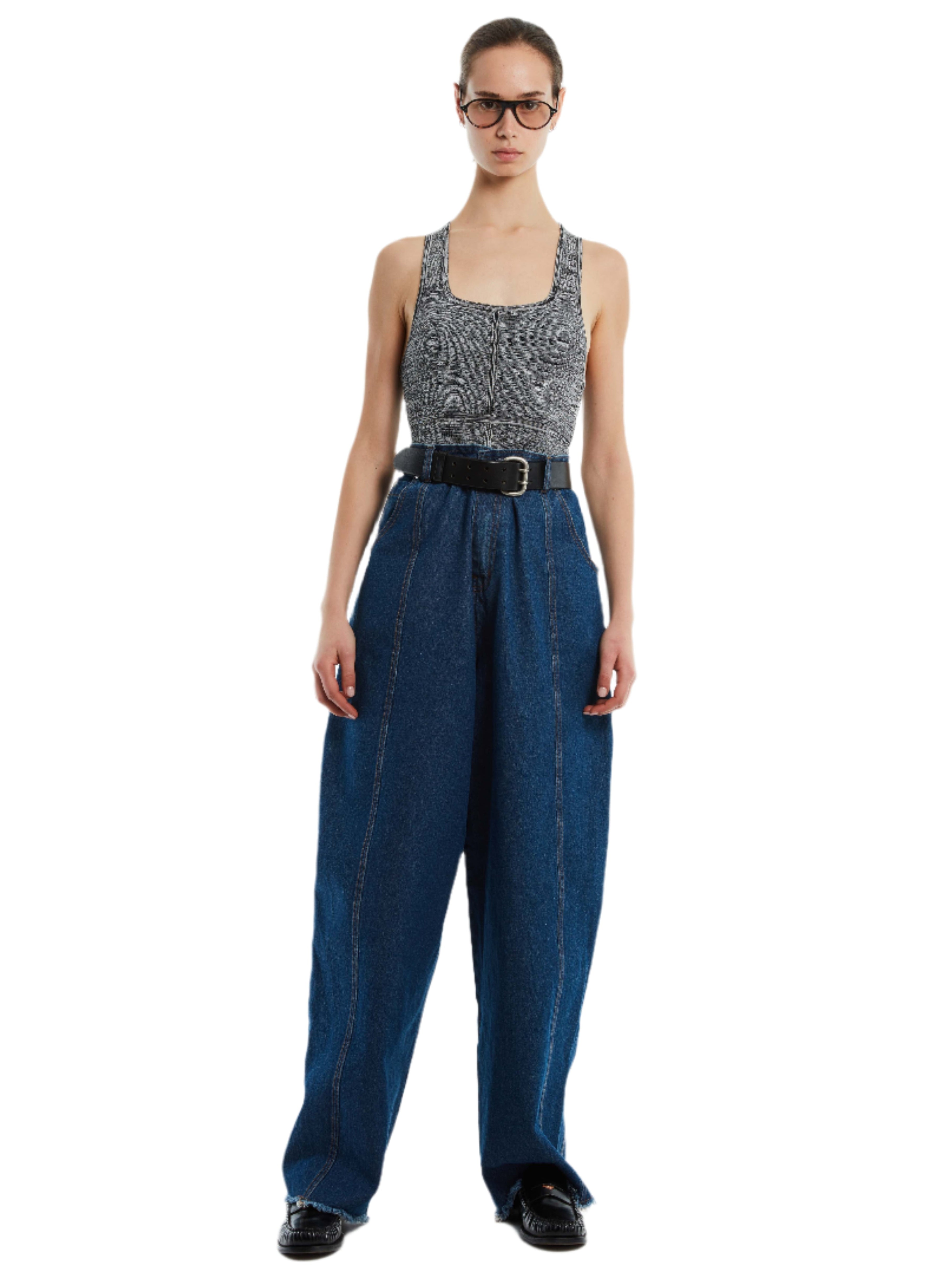 SCOOP NECK KNIT TANK