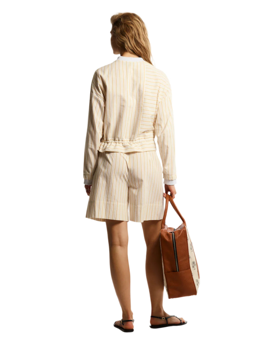 STRIPED TAILORED SHORTS