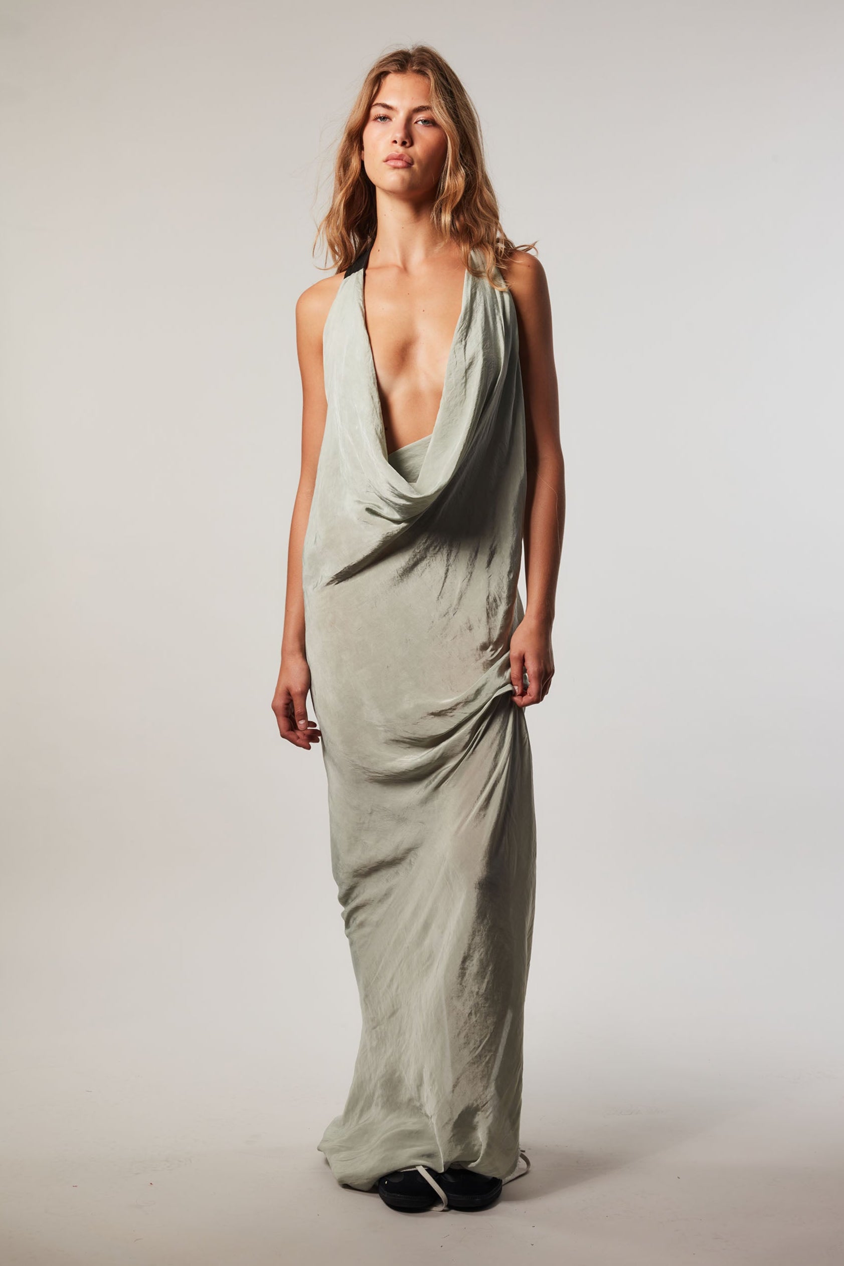 MARGAUX DRAPED RACER BACK DRESS