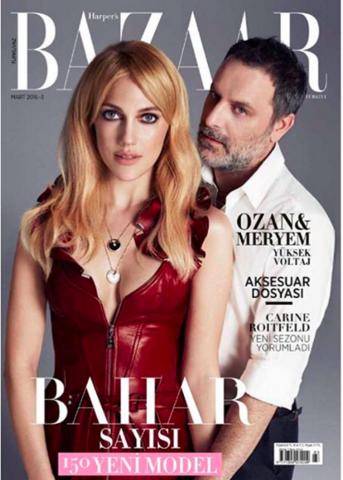 Yigal Azrouël Featured in Harper's Bazaar Turkey March 2016 Issue