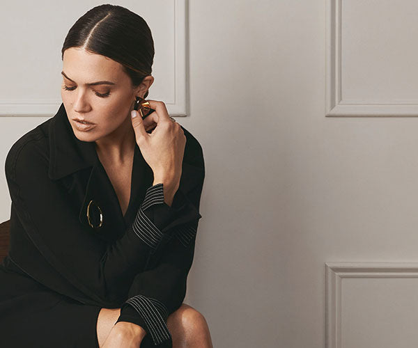 Mandy Moore In Our FW18 Draped Trench Coat