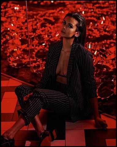 Nina Dobrev Wears Yigal Azrouël at Interview Magazine Online