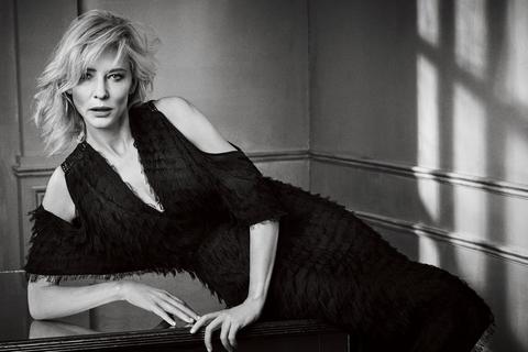 Cate Blanchett Wears Yigal Azrouël in GQ Online Editorial