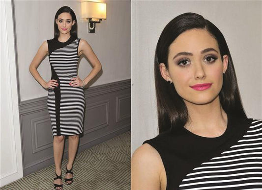 Emmy Rossum Wears Yigal Azrouël