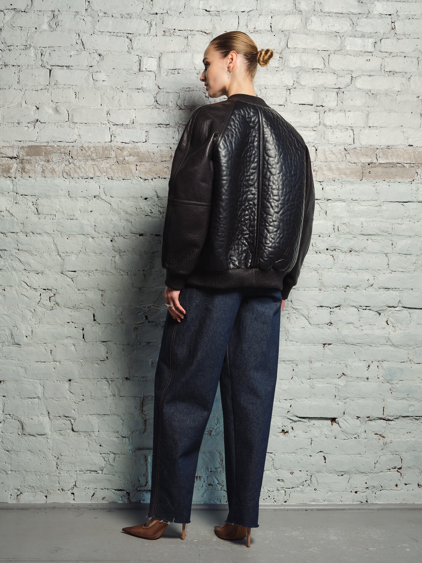 LASER BONDED MULTI-TEXTURE BOMBER