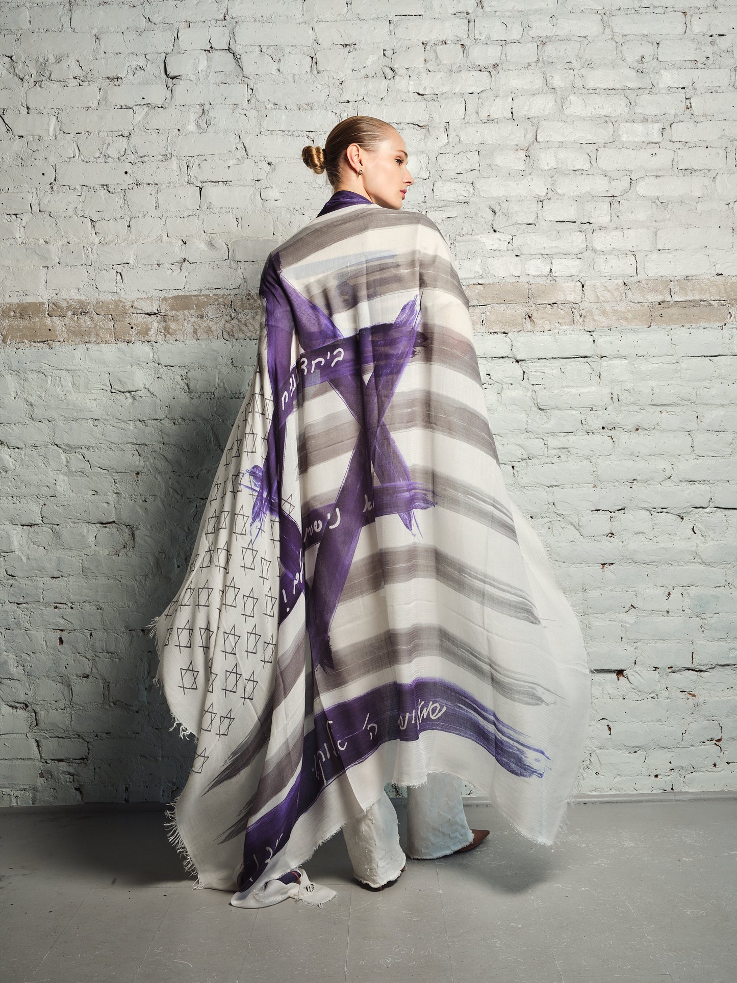 Israeli-American Cashmere Blend Scarf