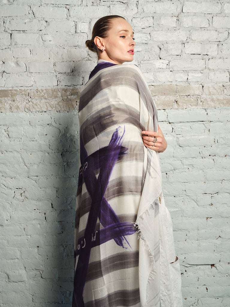 Israeli-American Cashmere Blend Scarf