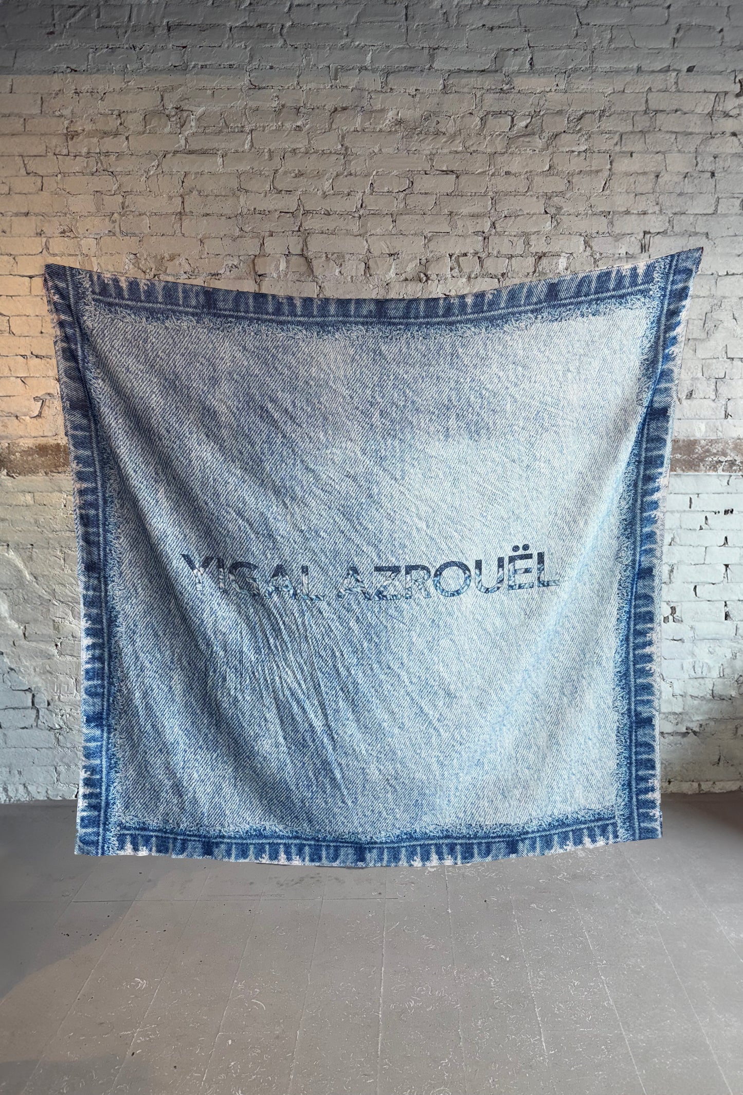 DENIM PRINT SCARF