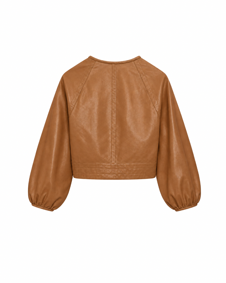 Olive Leather Jacket