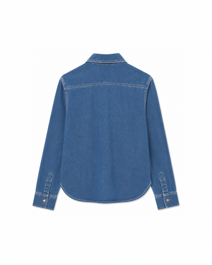 Rose Denim Top
