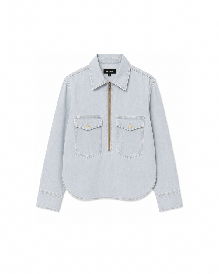 Rose Denim Top