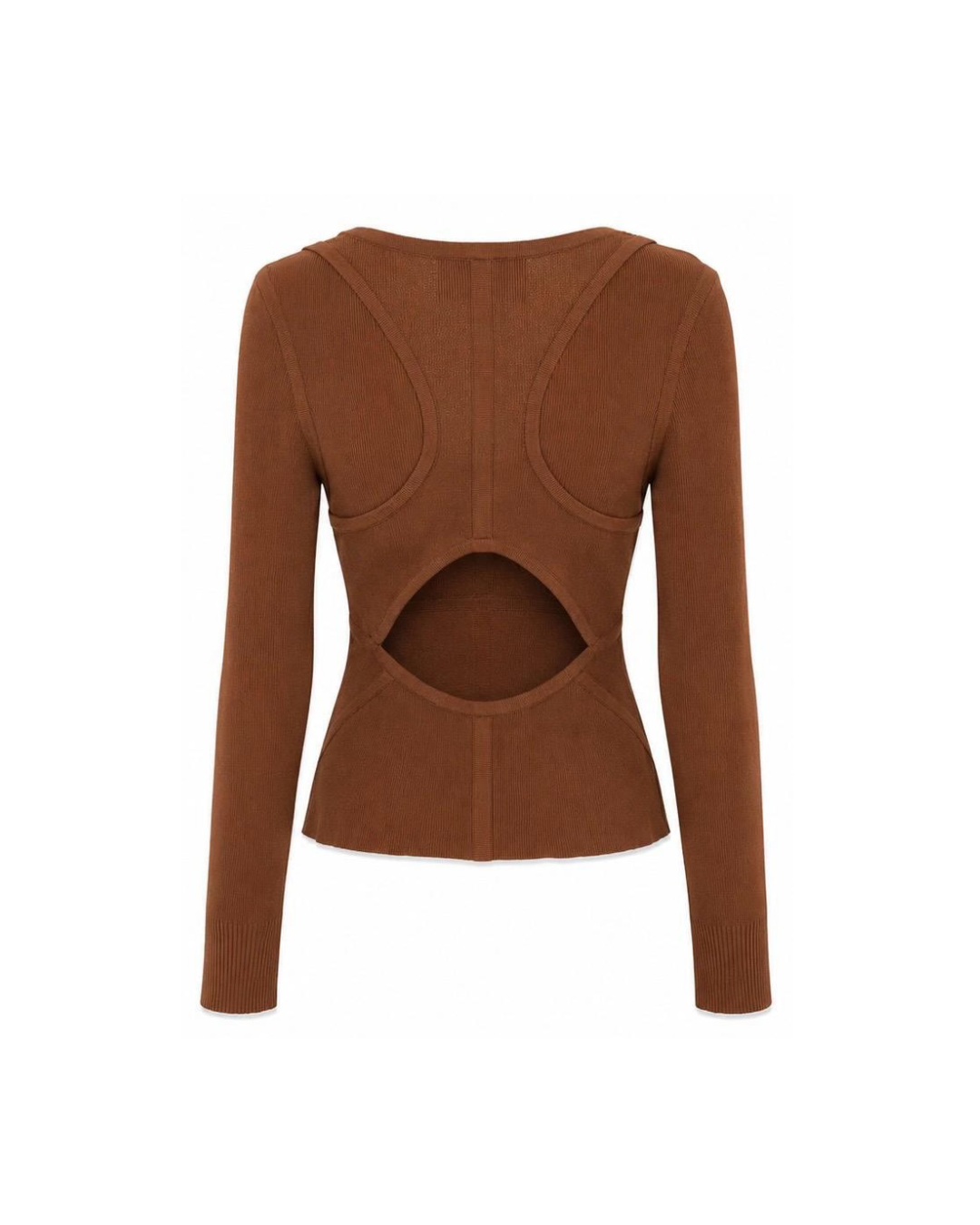 Knit Racerback Long Sleeve