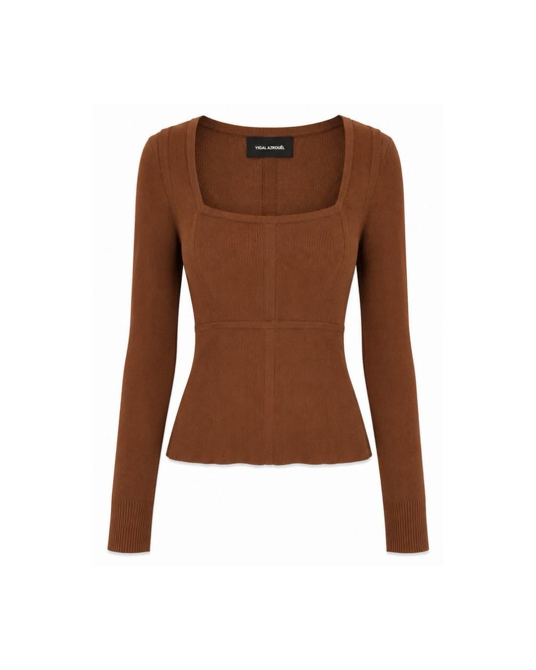 Knit Racerback Long Sleeve