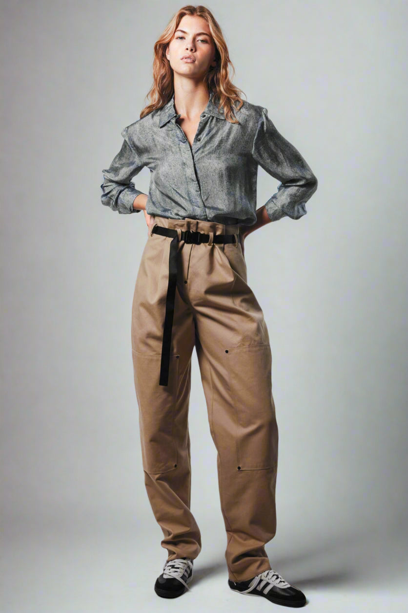 DENIMESQUE BUTTON UP
