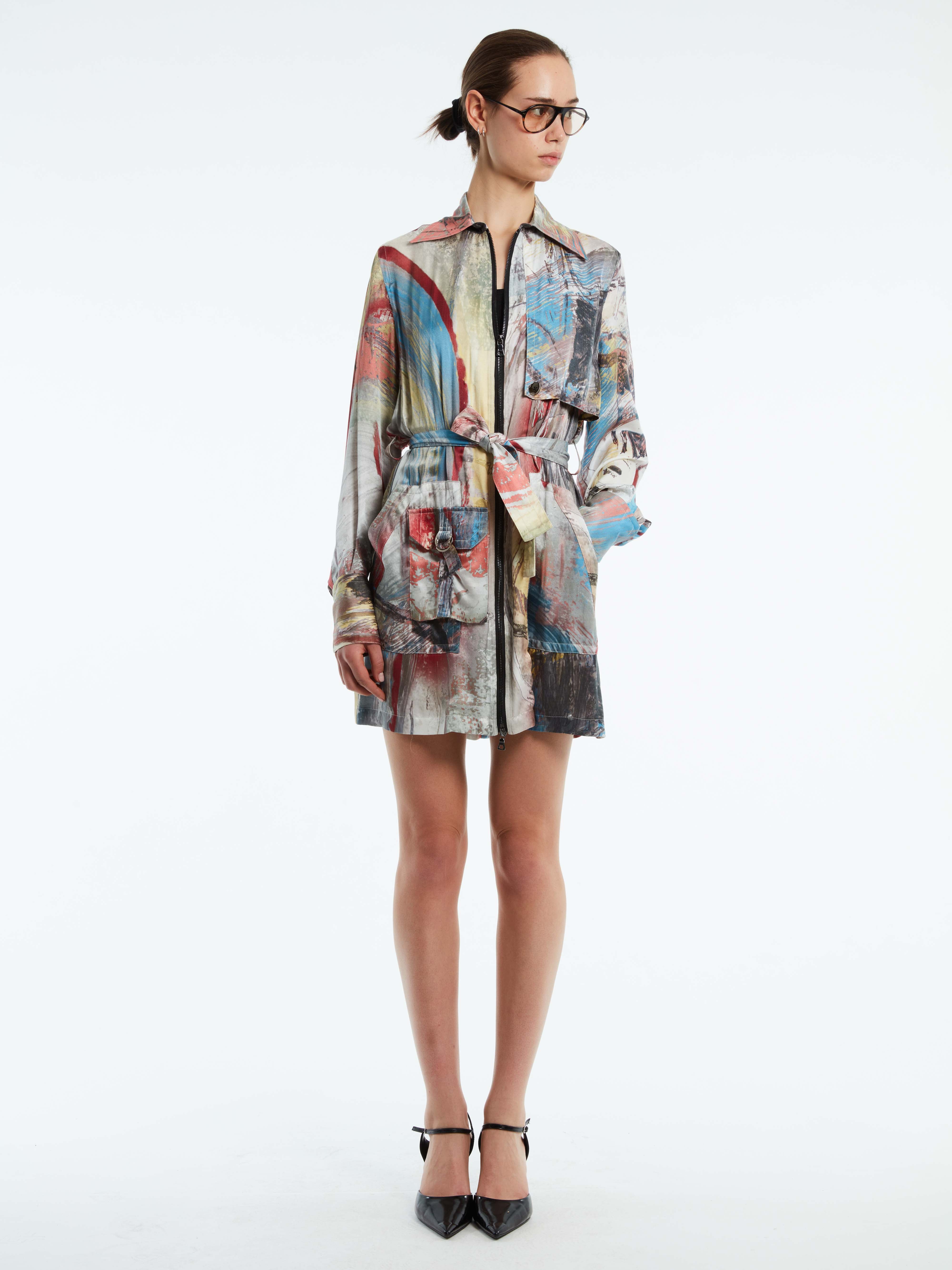 ABSTRACTUAL JACKET DRESS