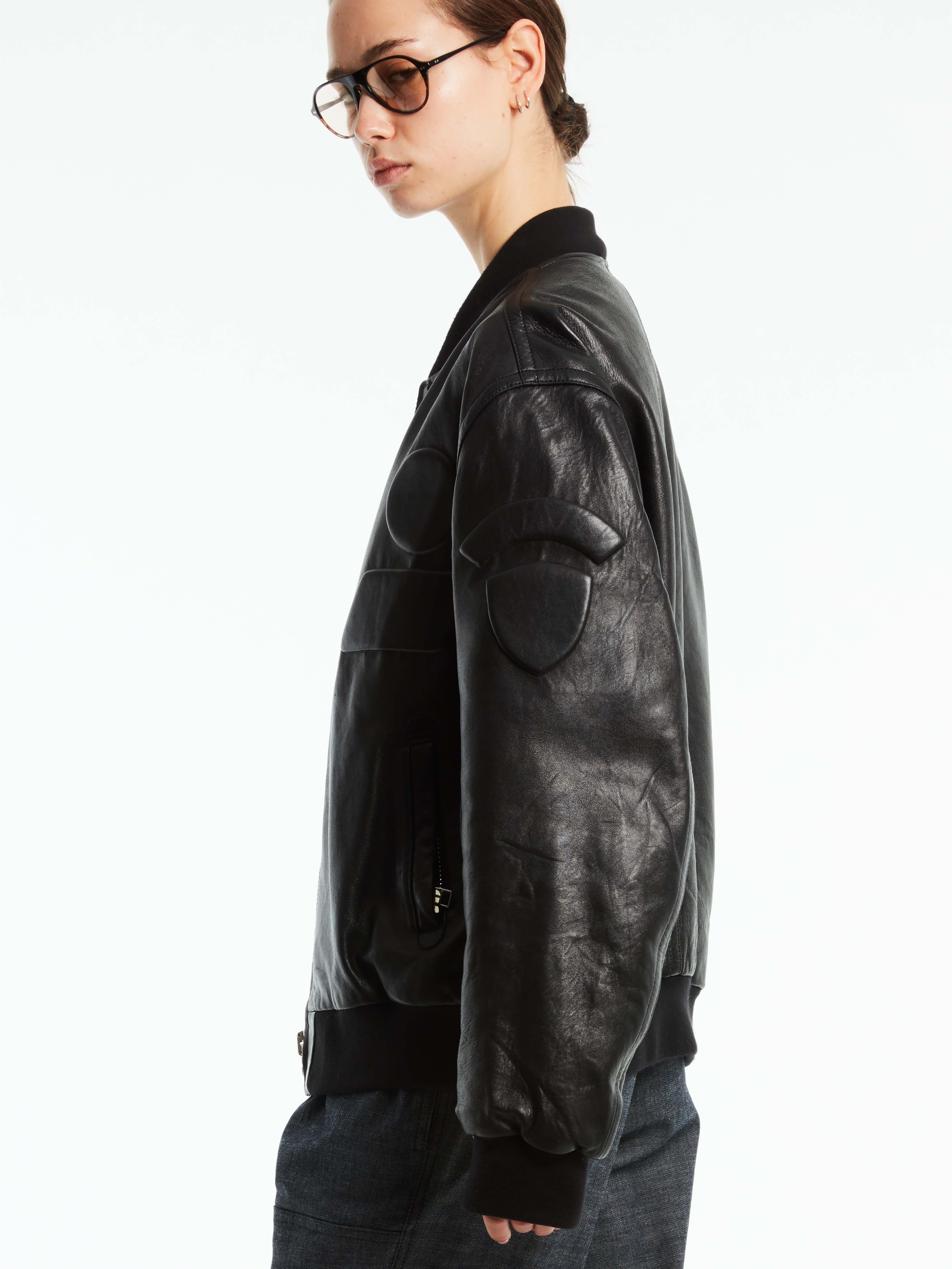 MEN’S LEATHER BOMBER