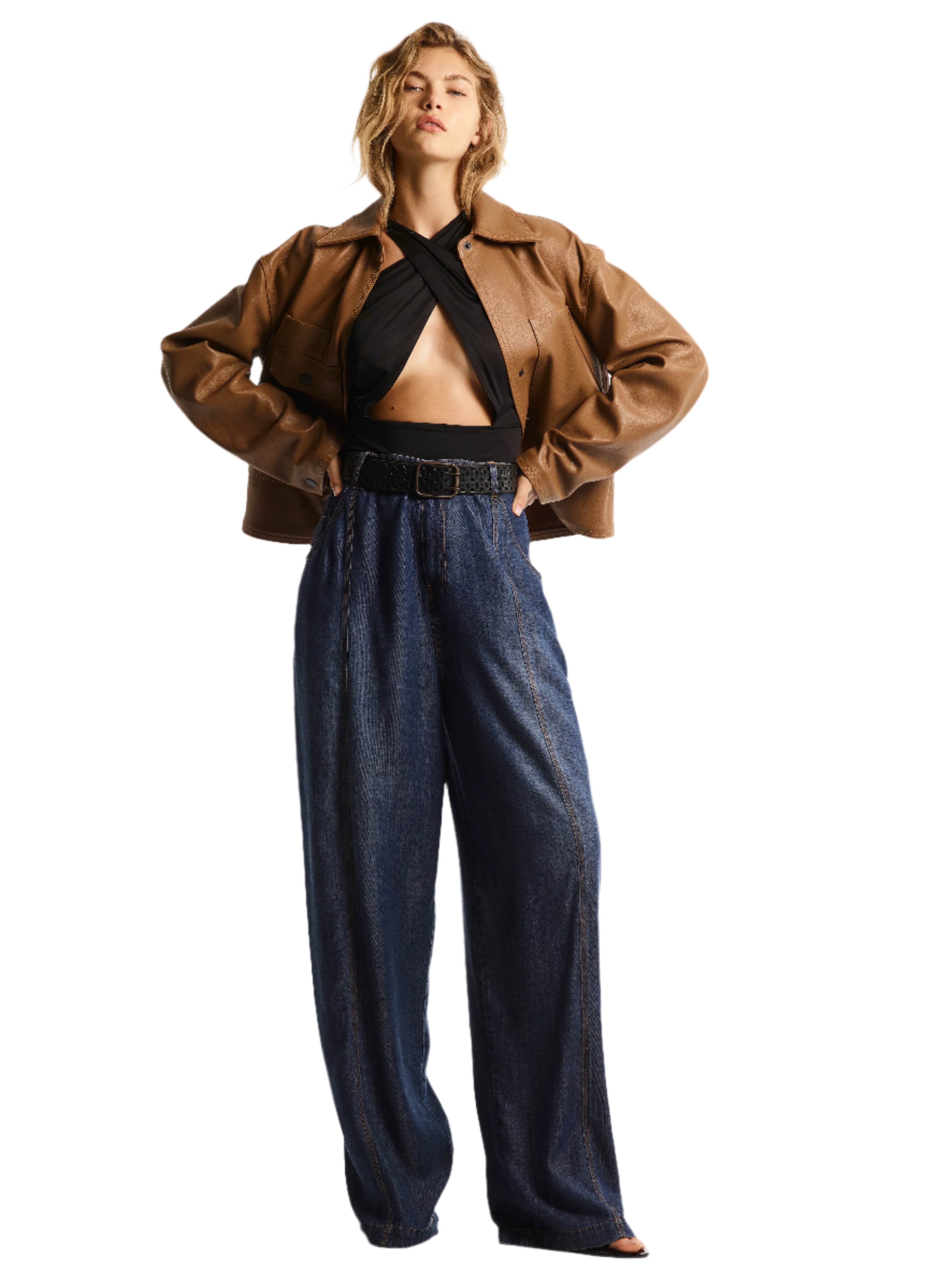 LEATHER CARPENTER JACKET
