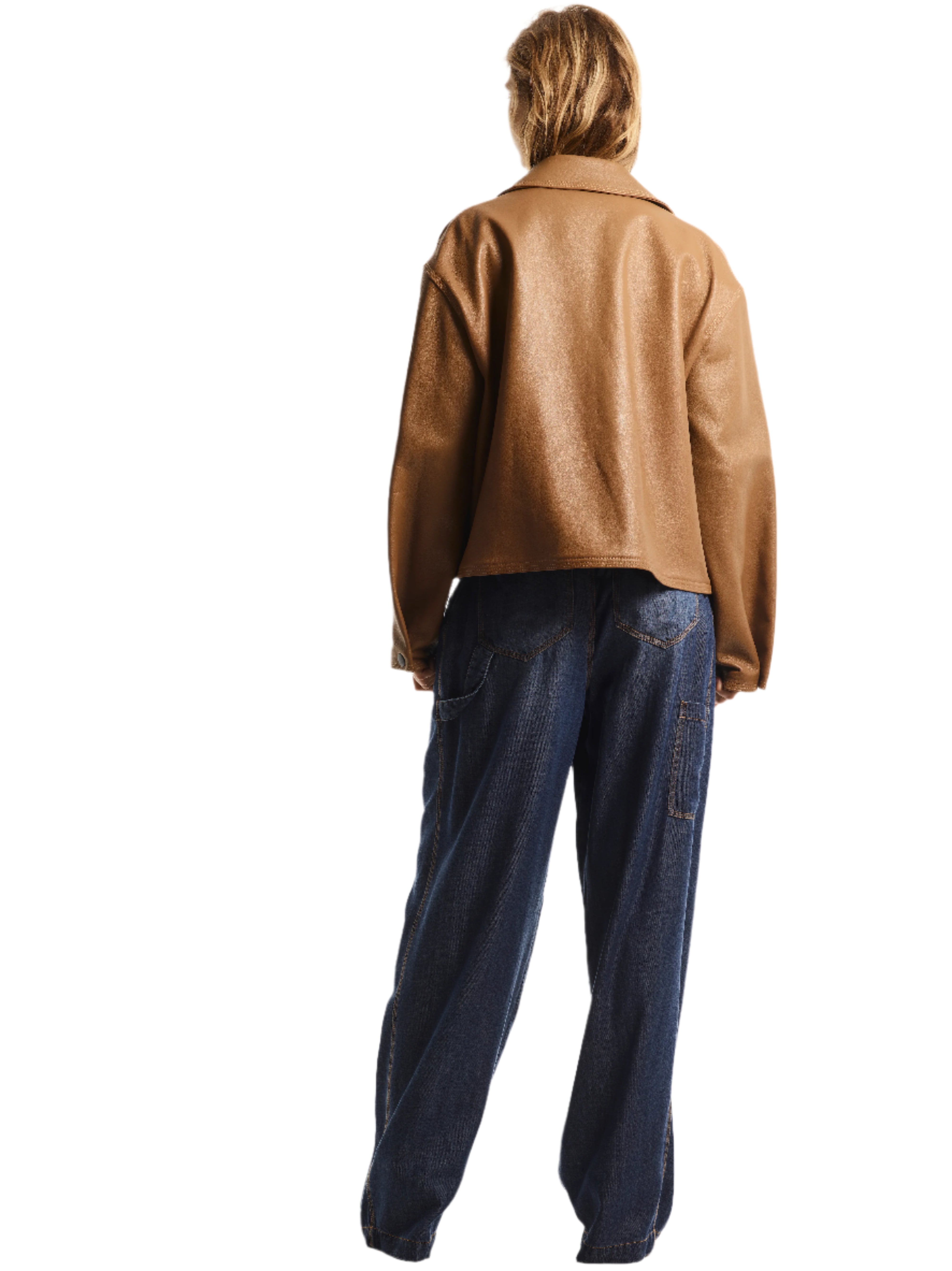 LEATHER CARPENTER JACKET