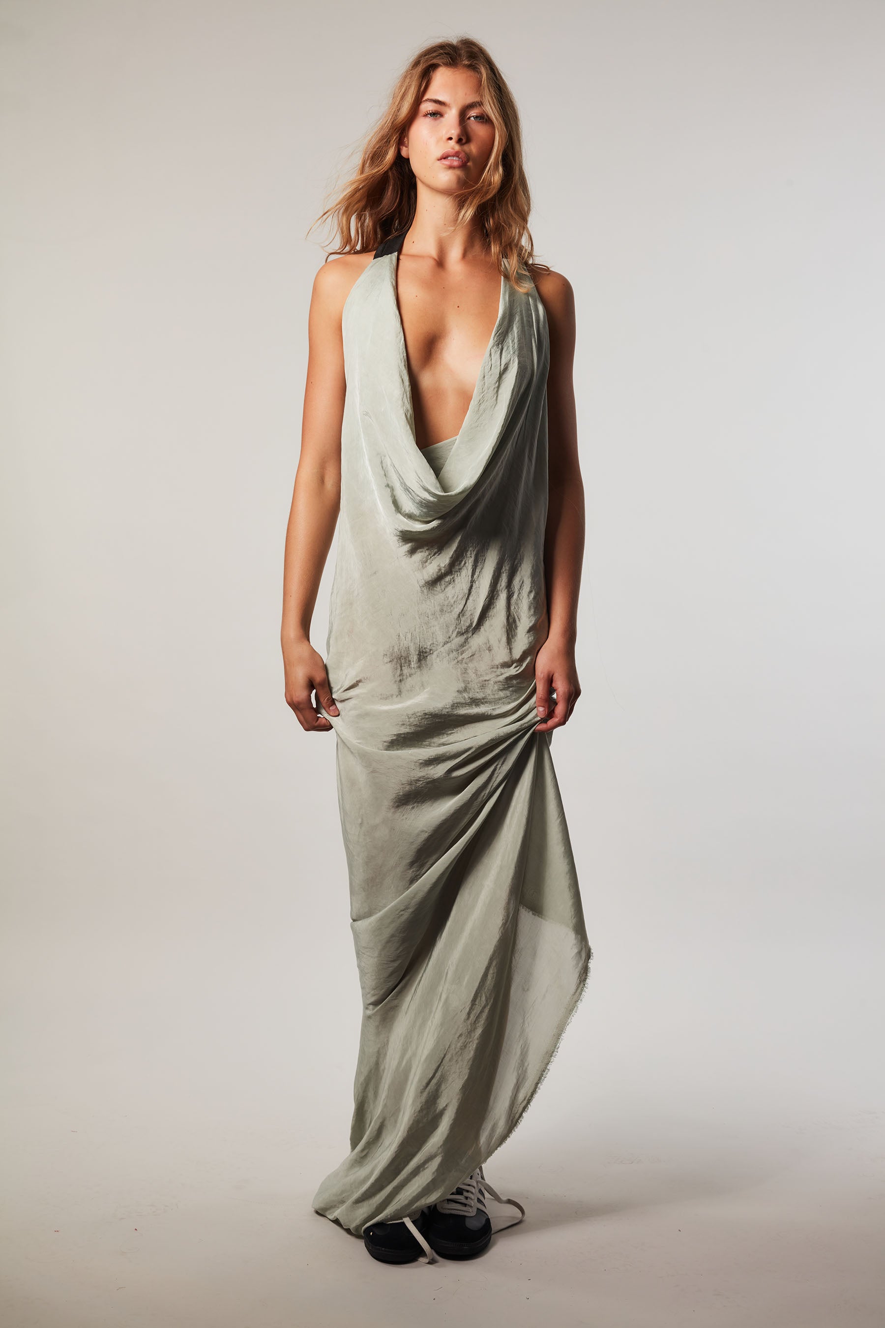 MARGAUX DRAPED RACER BACK DRESS