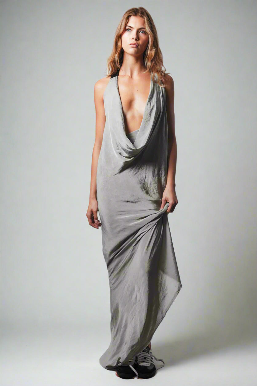 MARGAUX DRAPED RACER BACK DRESS