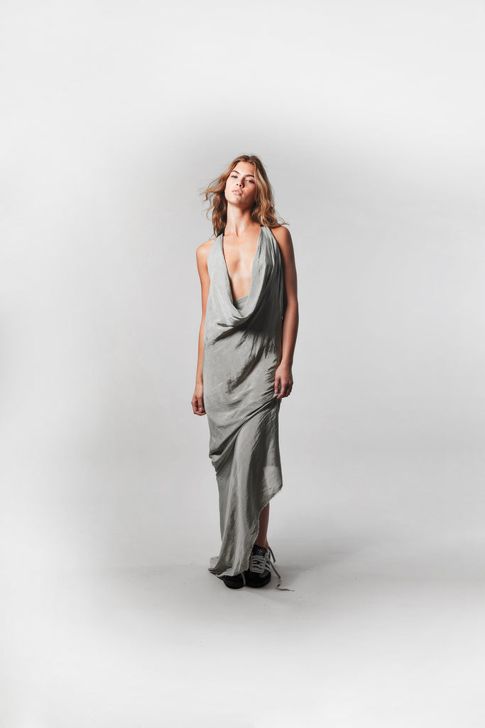 MARGAUX DRAPED RACER BACK DRESS