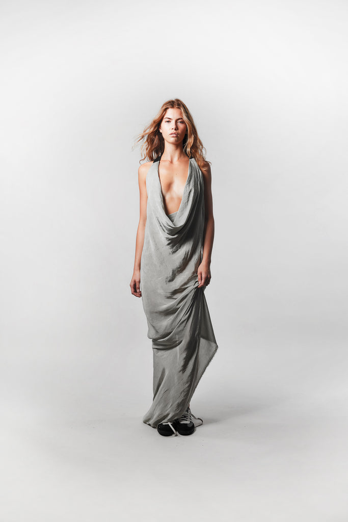 MARGAUX DRAPED RACER BACK DRESS