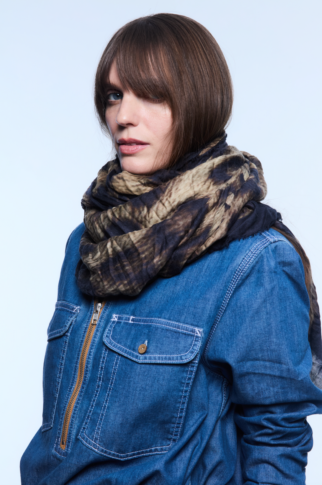 CASHMERE LEOPARD SCARF