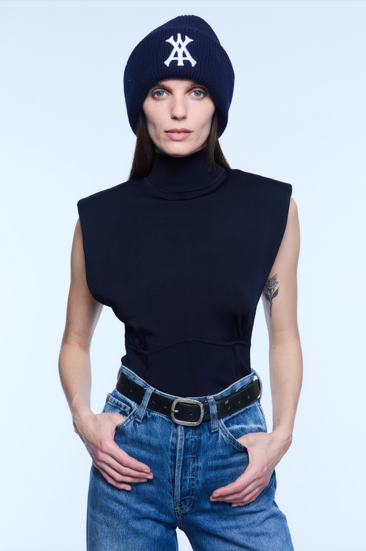 LOGO BEANIE NAVY