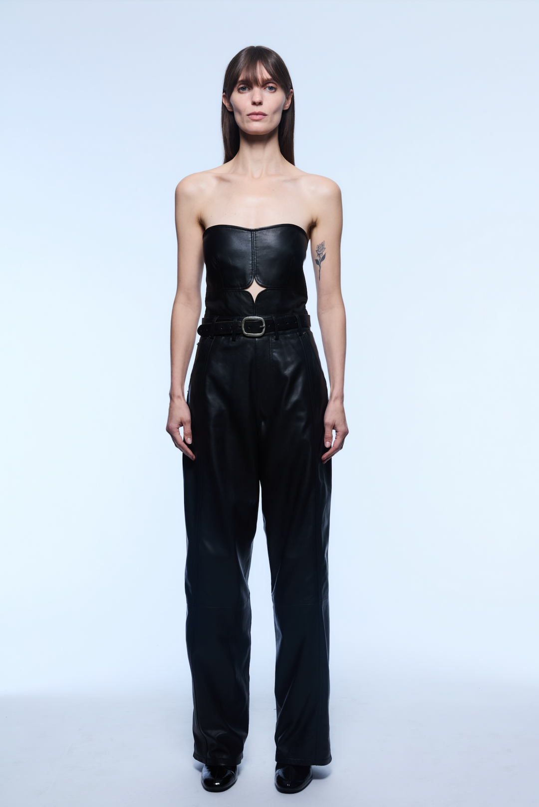 ROXY LEATHER JUMPSUIT