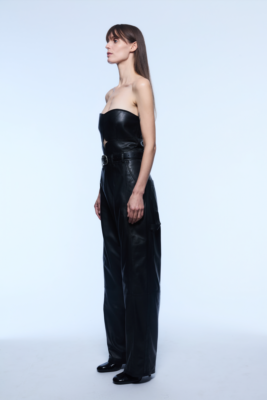 ROXY LEATHER JUMPSUIT