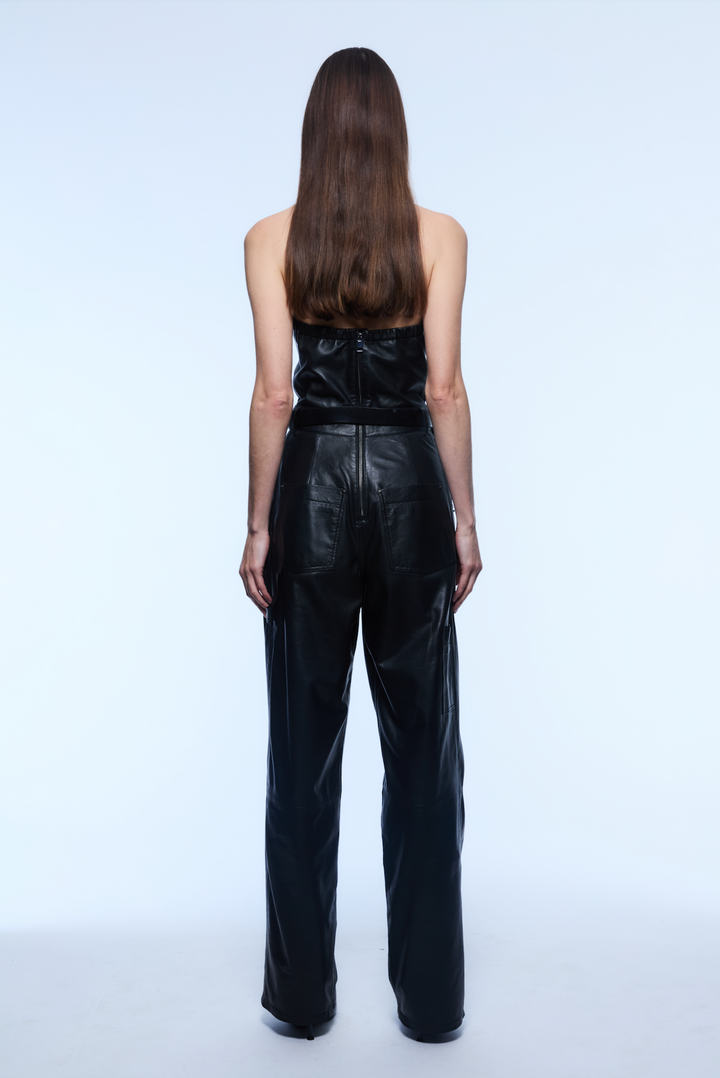 ROXY LEATHER JUMPSUIT