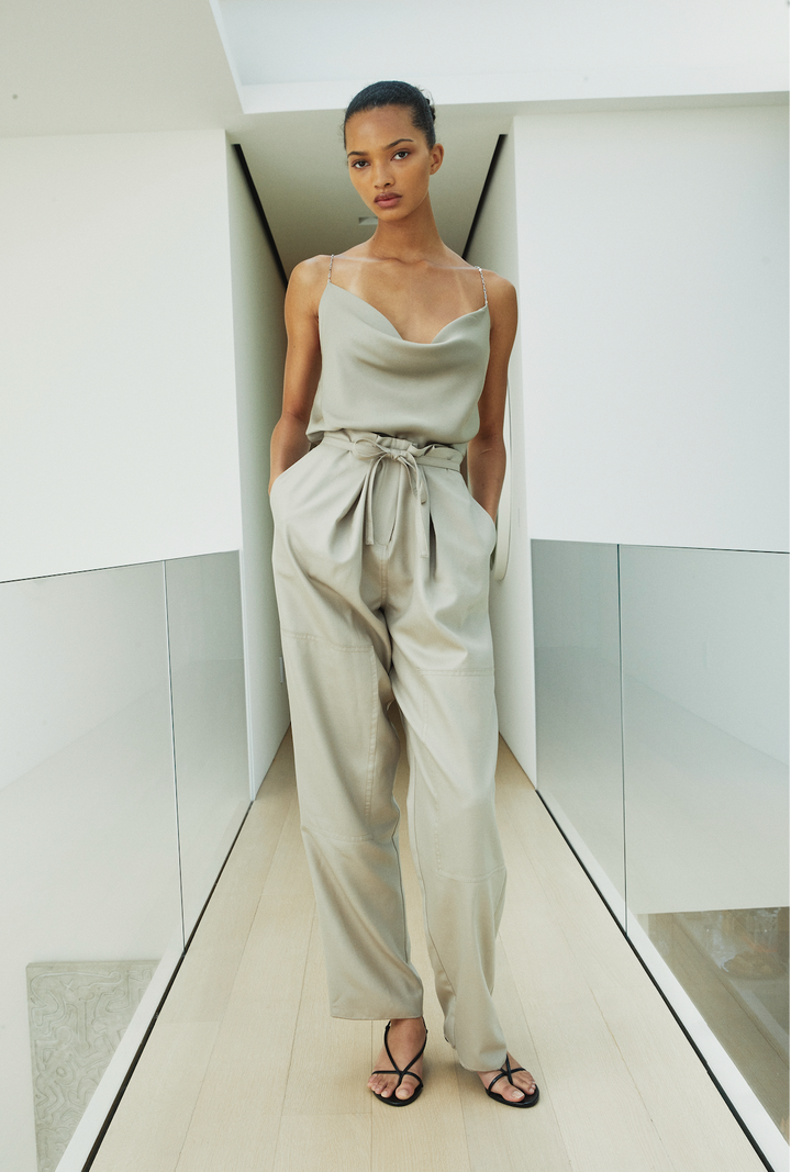 PAPERBAG PANTS KHAKI