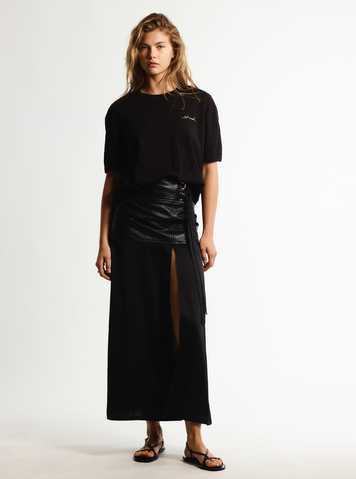 BELTED SKIRT