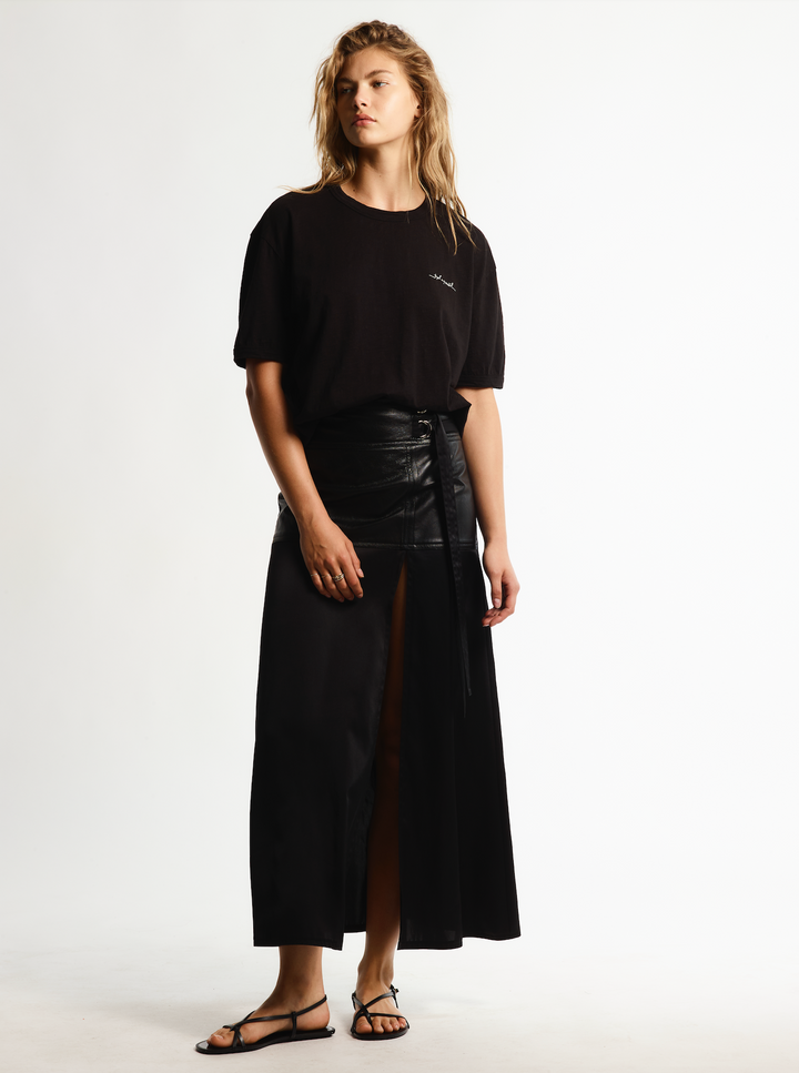 BELTED SKIRT