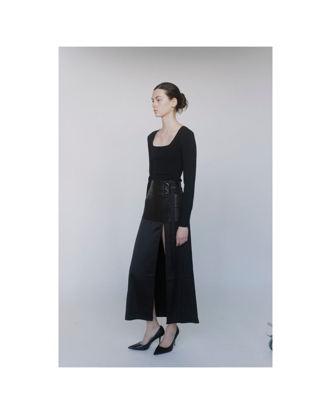 Knit Racerback Long Sleeve