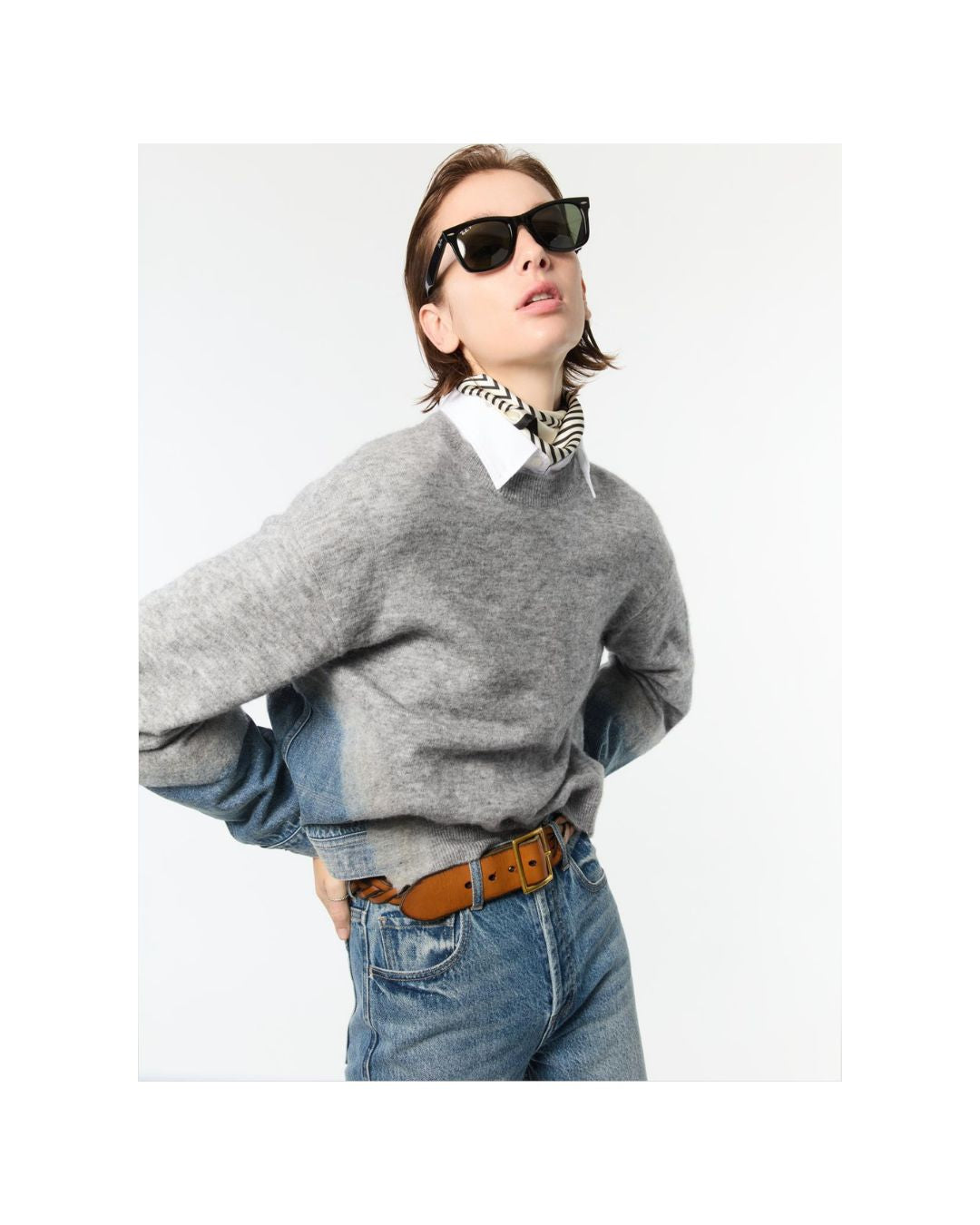Denim Fade Sweater