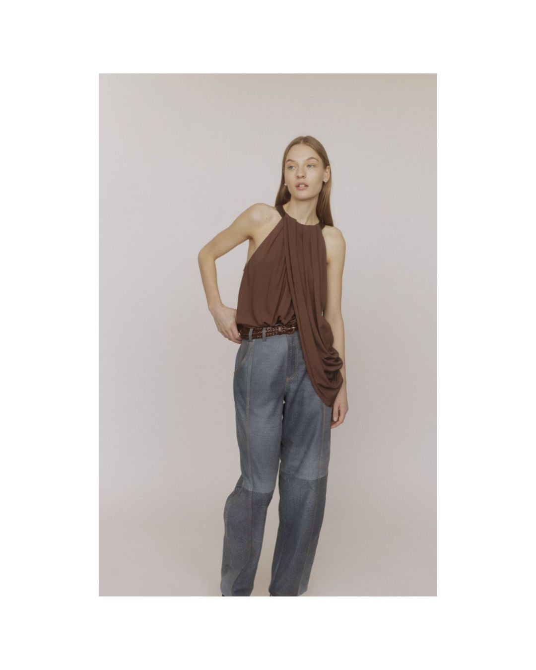 Draped Halter Top