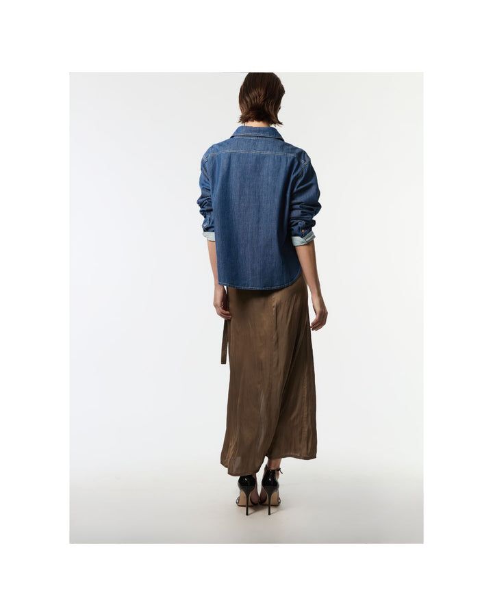 Rose Denim Top