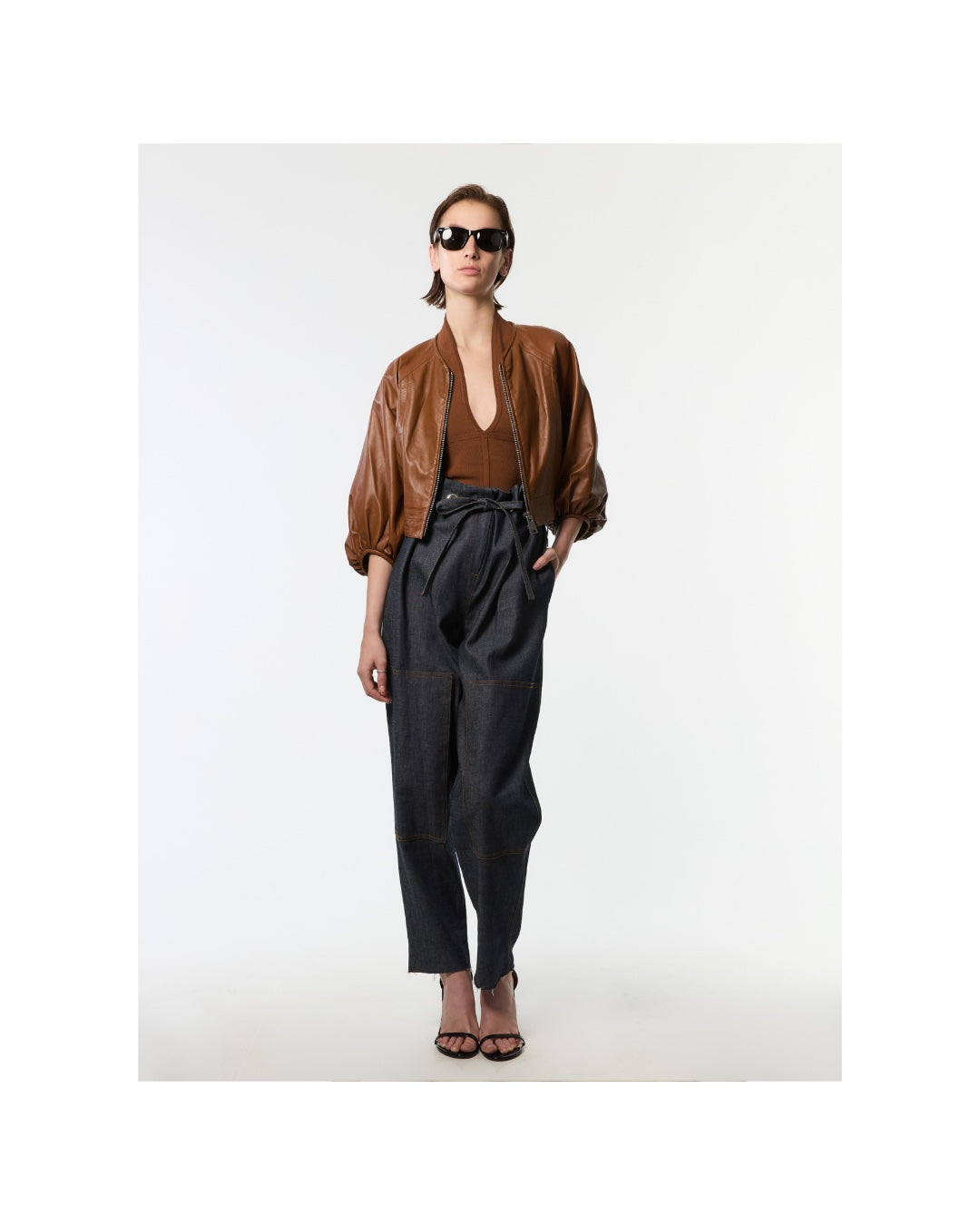 Olive Leather Jacket