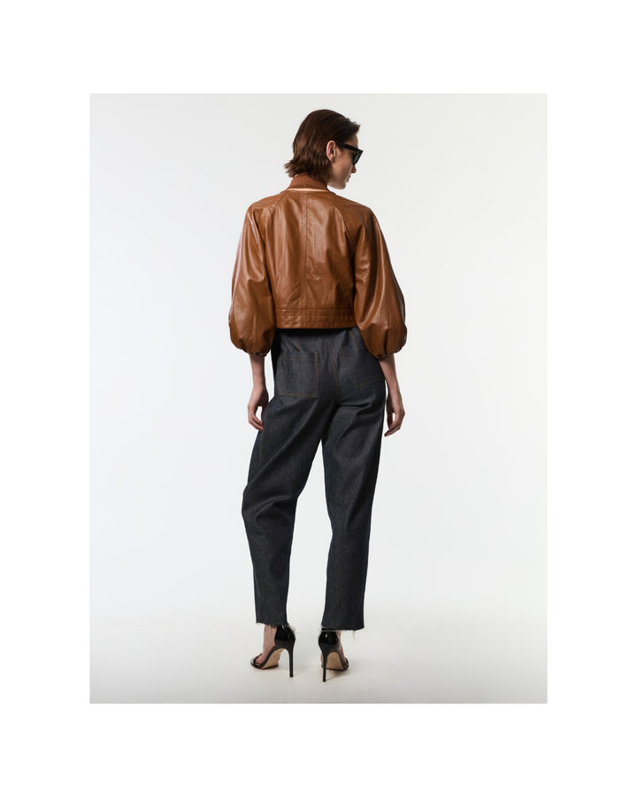 Olive Leather Jacket