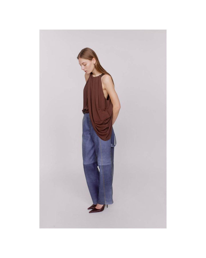 Draped Halter Top