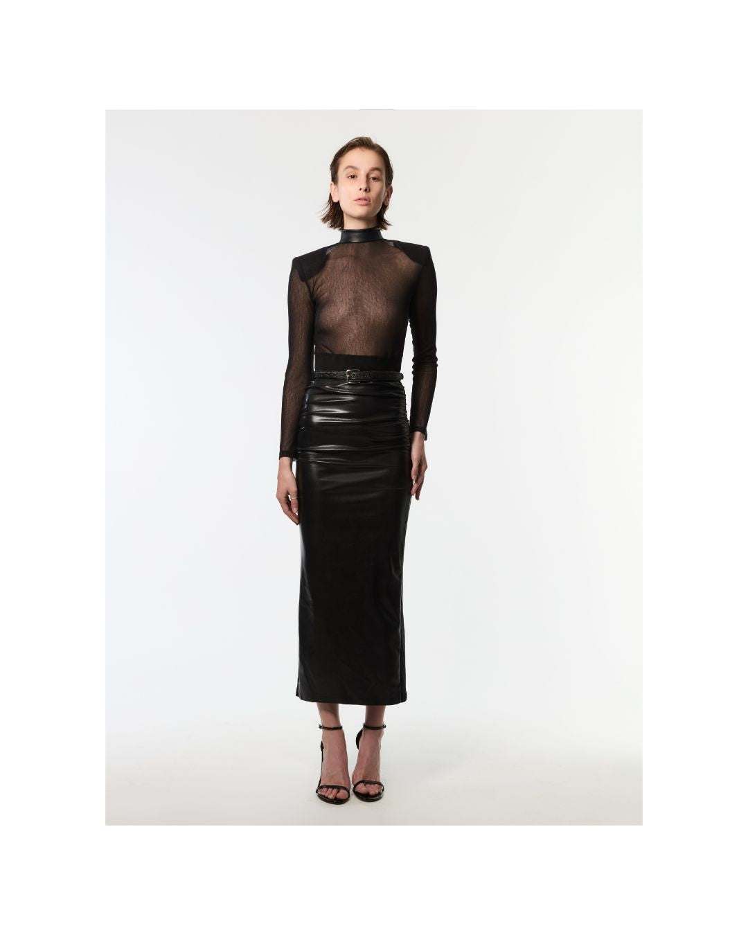 Maxi Leather Skirt