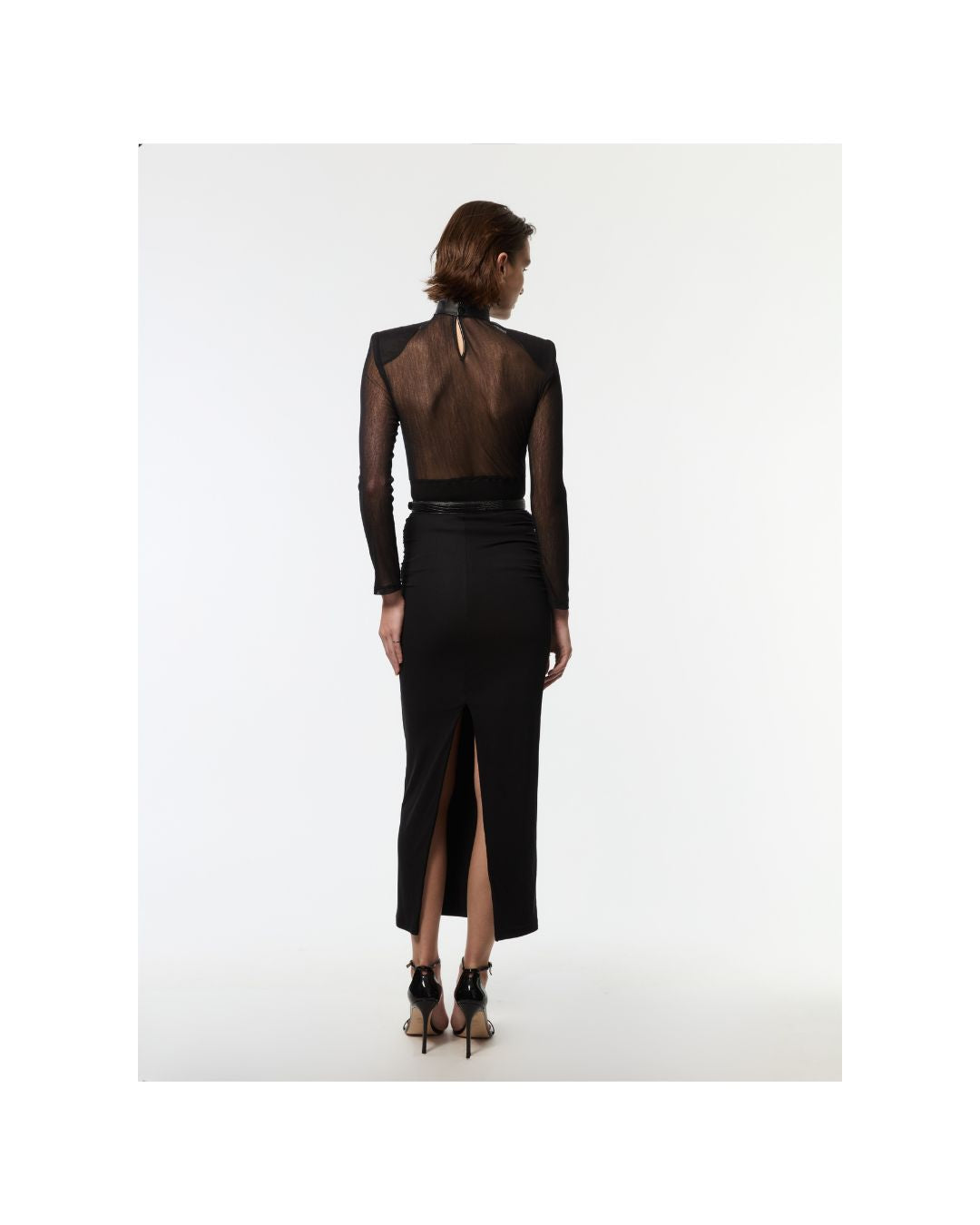 Maxi Leather Skirt
