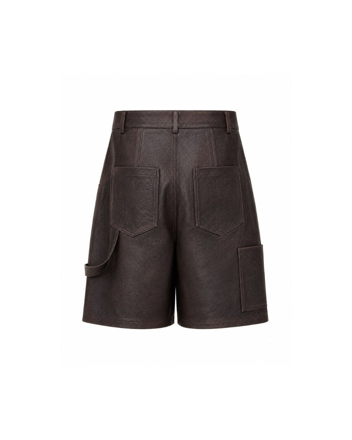 Carrie Leather Shorts