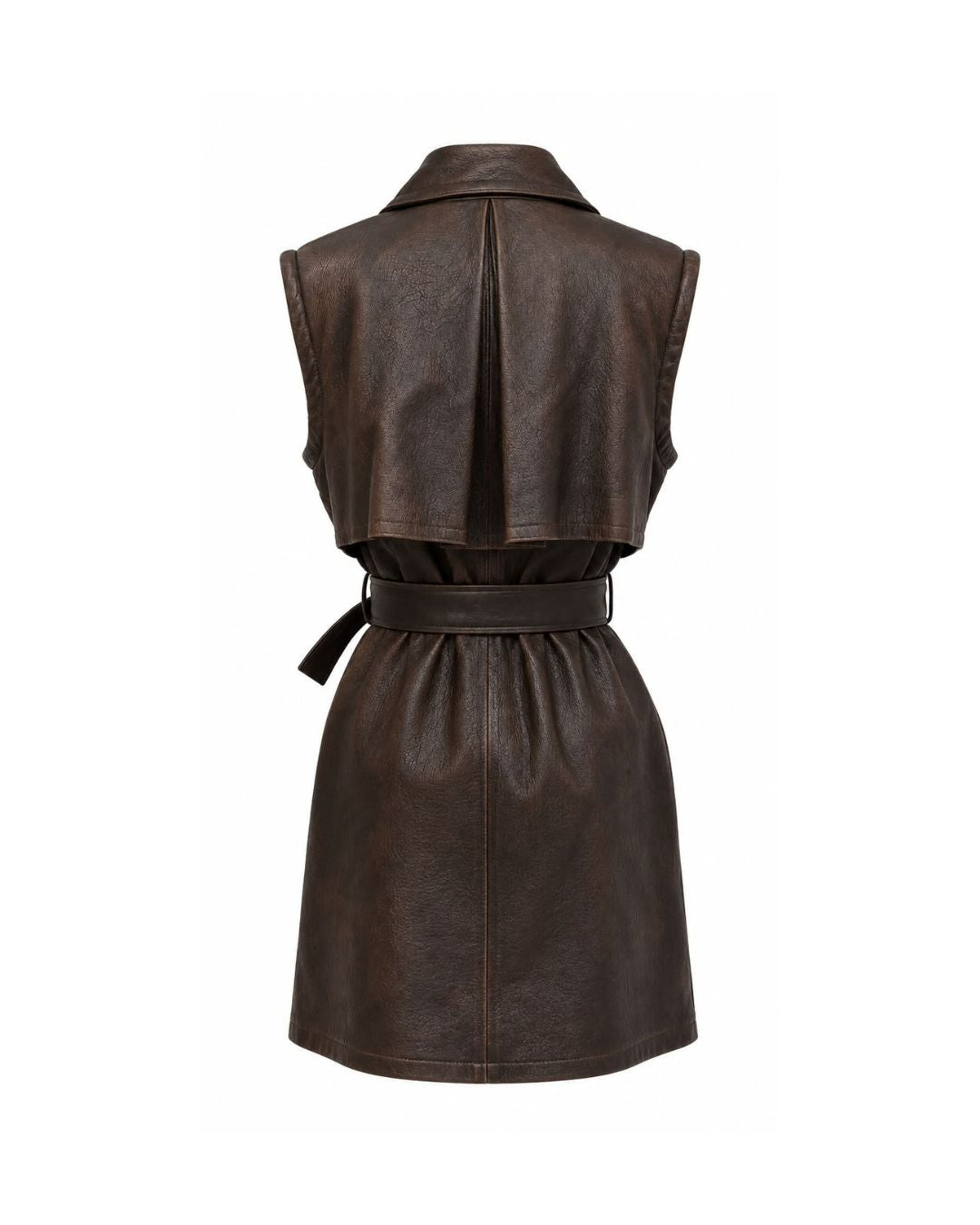 Grace Leather Mini Dress